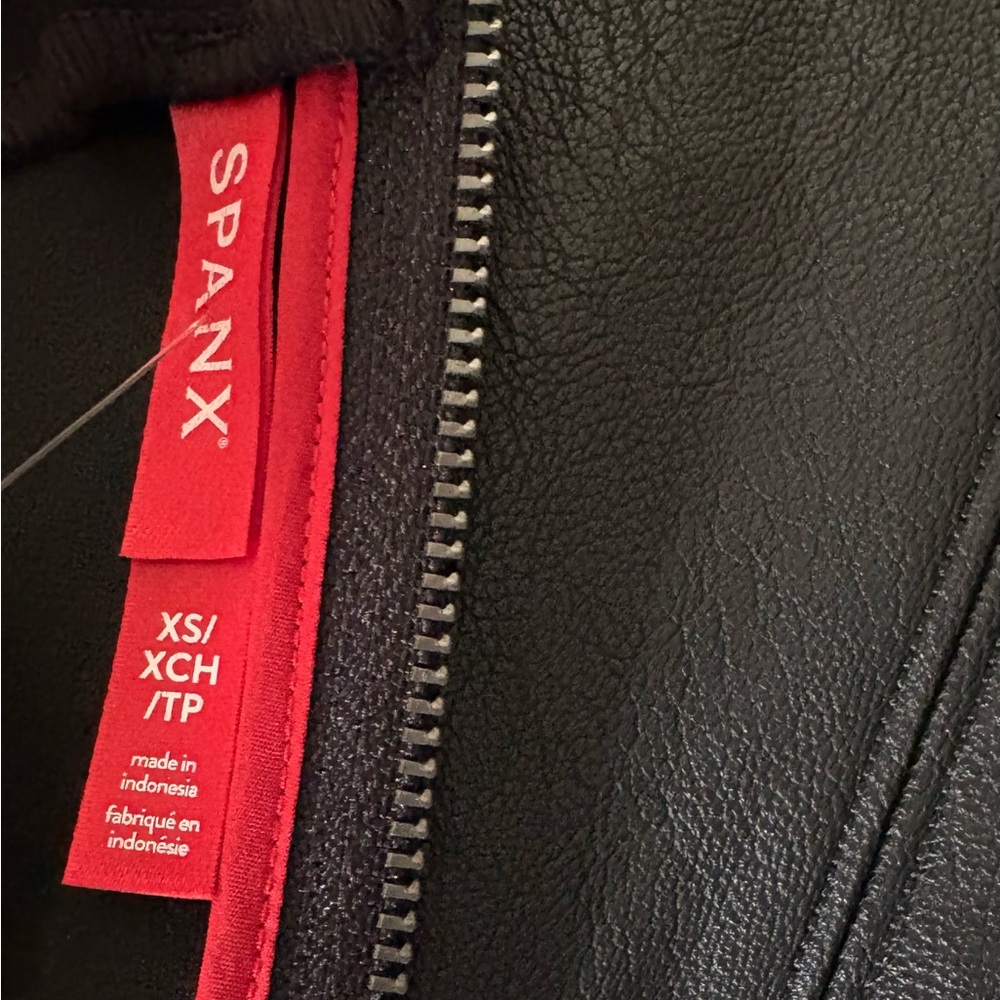 SPANX faux leather sheath dress - Picture 8 of 9